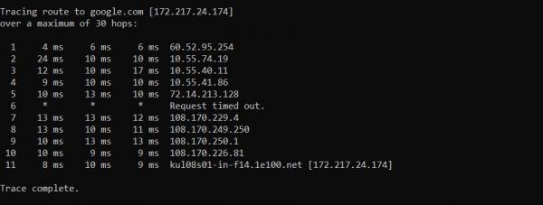 Чем отличаются команды traceroute на маршрутизаторе и tracert на компьютере