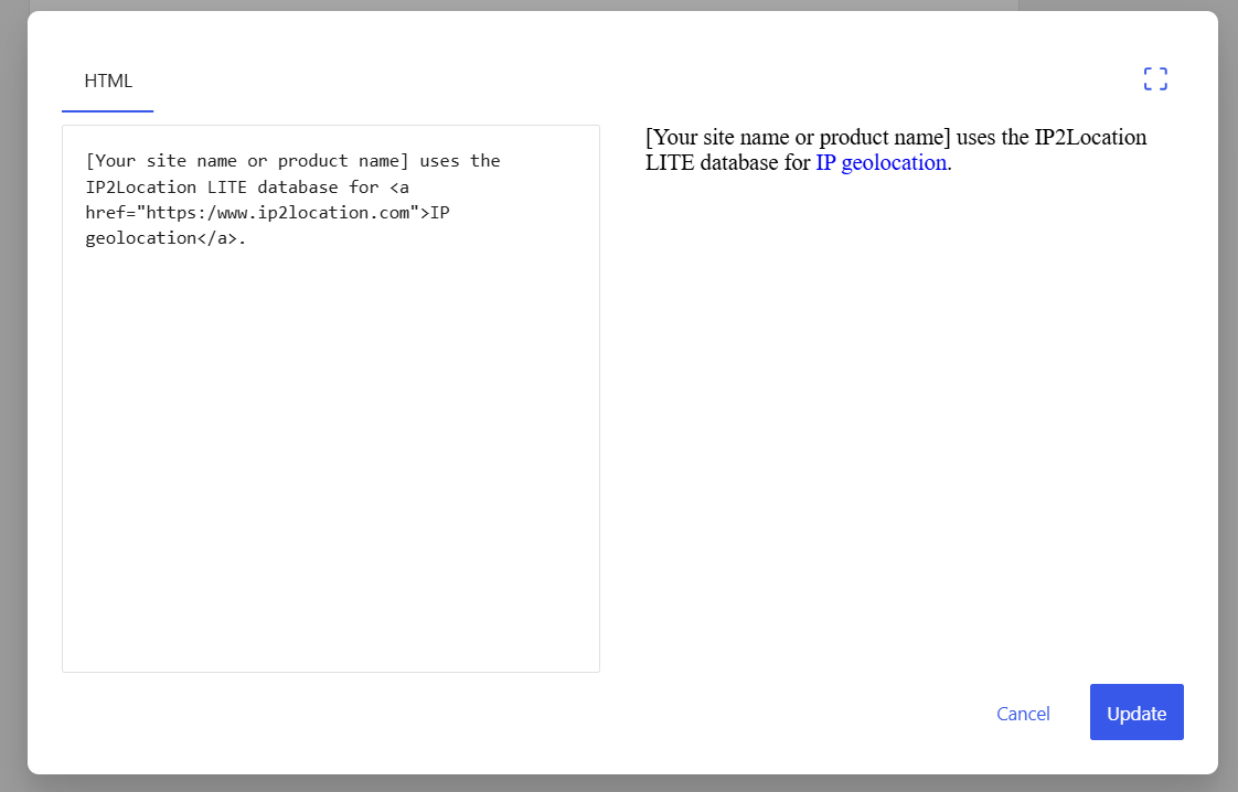 custom html 