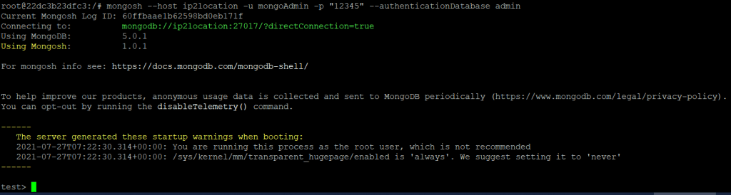 IP2Location MongoDB