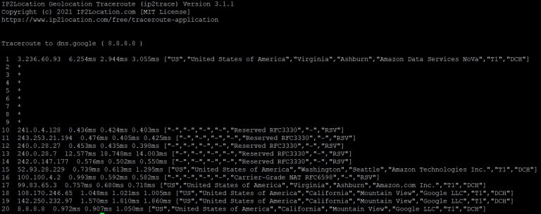 python programming assignment 4 traceroute