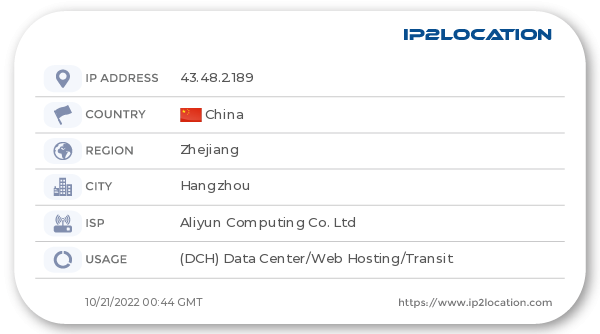 ip address lookup demo