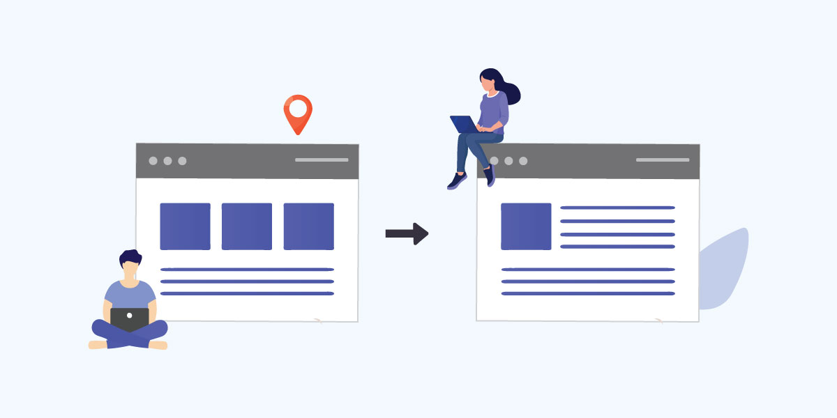 IP redirection based on geolocation