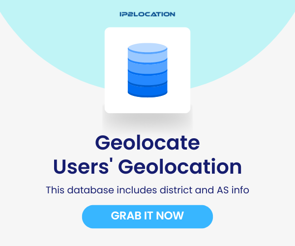IP geolocation database