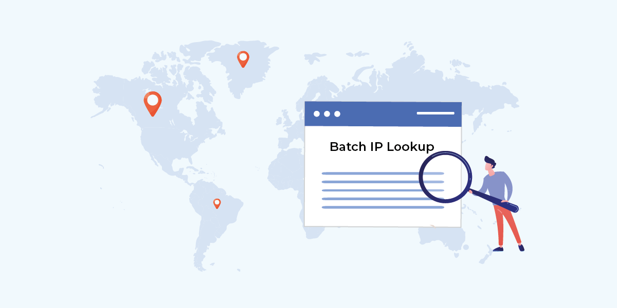 Remotely import the IP list from IP2Location Map for batch IP lookups
