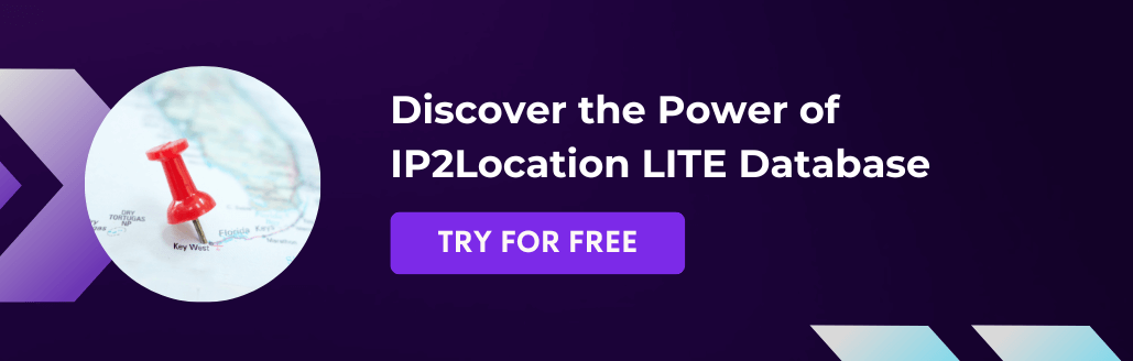 IP2Location LITE IP geolocation database